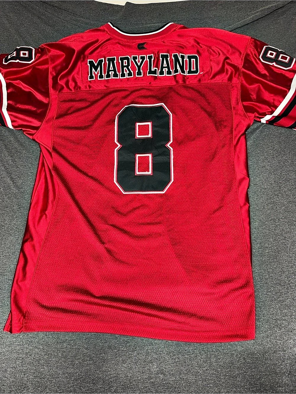Colosseum Maryland Terrapins #8 jersey Red Black XL Jersey Like New